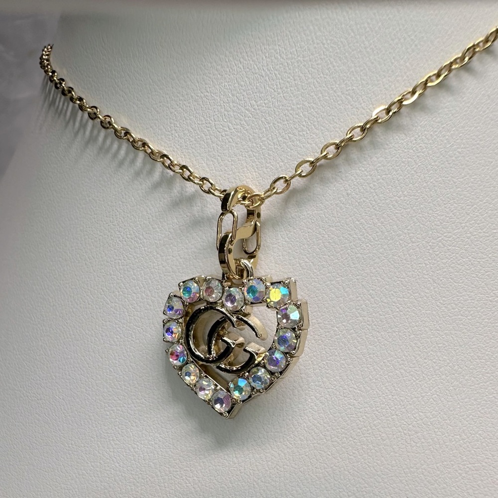 Iridescent Rhinestone Zipper Pull - Picture 3 of 9
